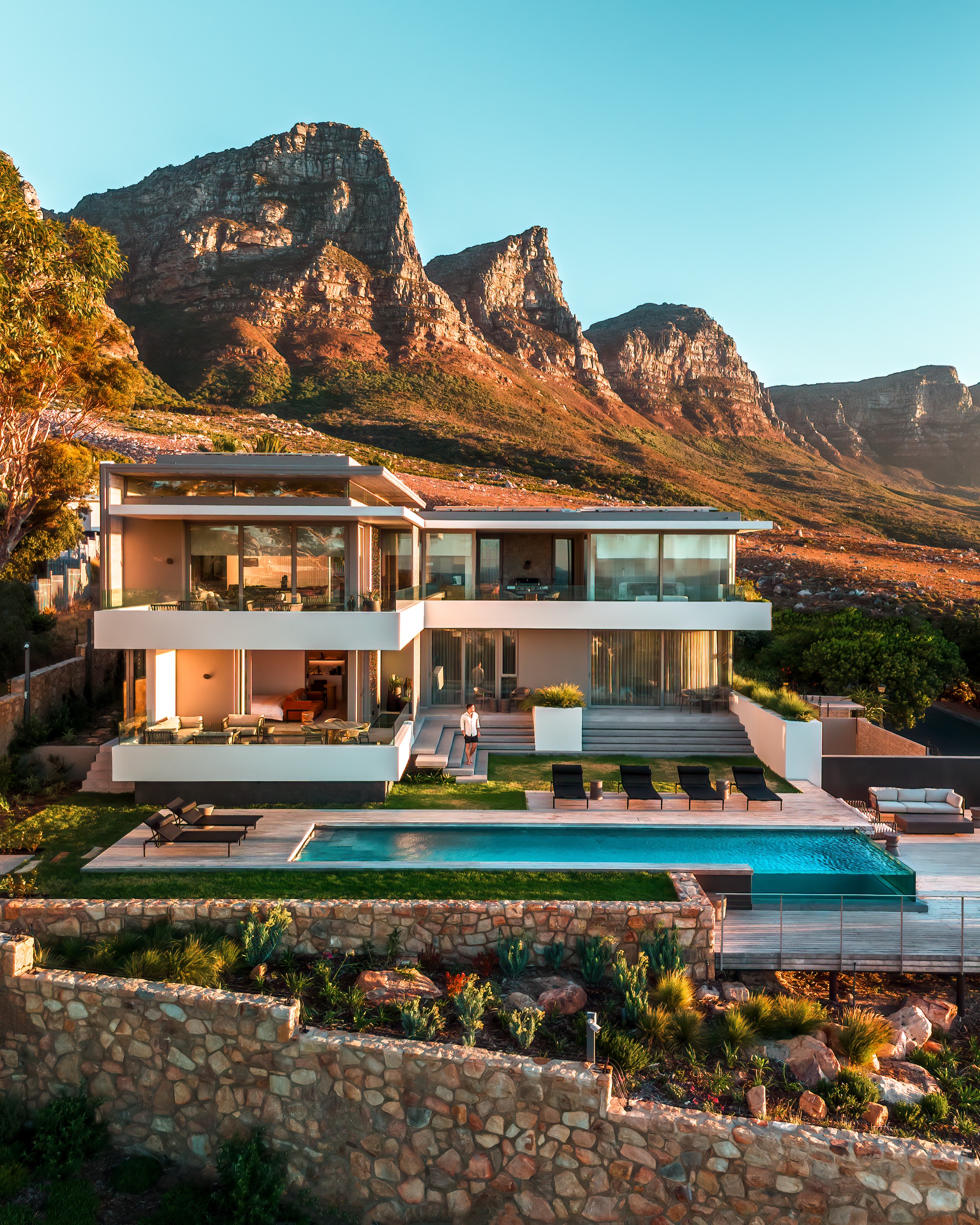 Table Mountain view from Riva One, Camps Bay, Cape Town